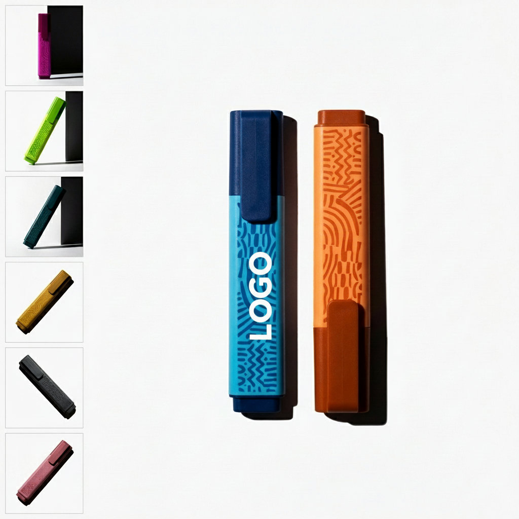 Dual-Tip Pastel Highlighter Set - 7 Assorted Colors for Notes & Art