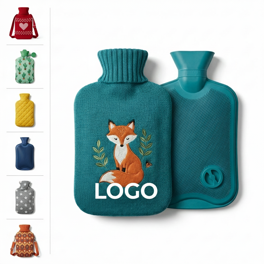 Personalized PVC Hot Water Bag with Full-Wrap Printing & Leak-Proof Design