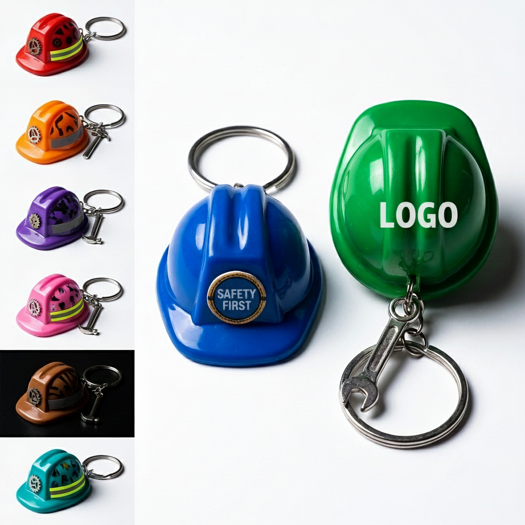 Versatile Mini Helmet Keychain for Keys, Bags, and Outdoor Activities