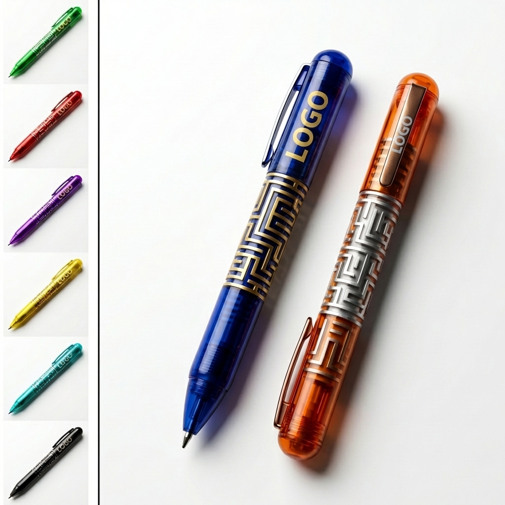 Creative Maze Design Ballpoint Pen with Internal Colorful Labyrinth