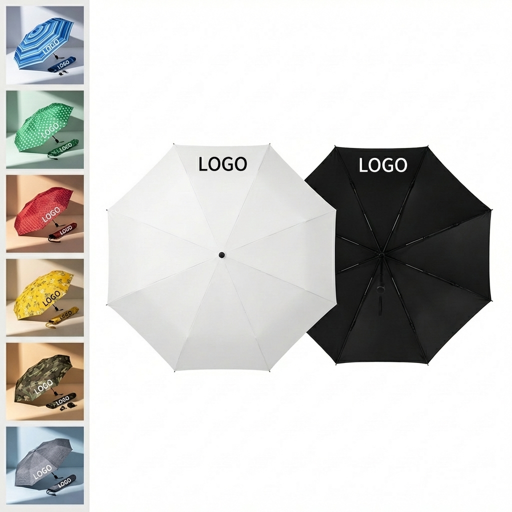 Universal Compact Umbrella with UV Protection for Outdoor Use
