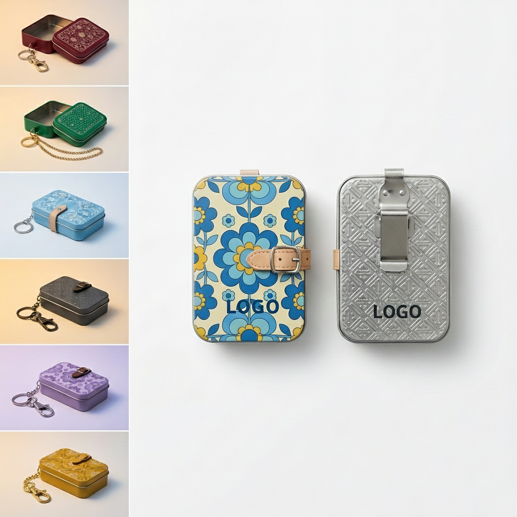 Modular Tin & Clip Storage Box Set for Home and Travel