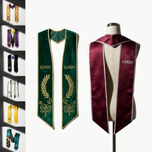 Dual-Tone Customizable Graduation Stole for Academic and Corporate Ceremonies