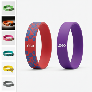 Personalized Silicone Rubber Bracelets for Teams & Parties - Comfortable & Durable